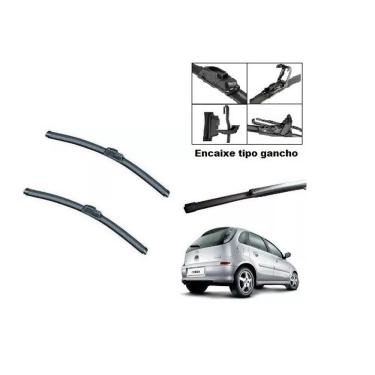 Imagem de Kit Palheta Limpador Parabrisa Para-brisa Chevrolet Corsa Hatch 2002 à 2012
