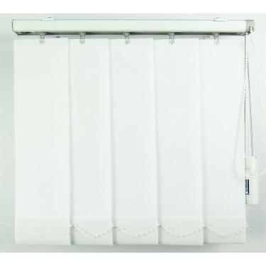 Imagem de Persiana Vertical Em Tecido Blackout Crisdan Largura 1,00 X 1,40 Altura Branco