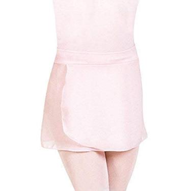 Imagem de Saia Mirella Georgette Mock Wrap, Mirella Saia feminina Georgette Mock, Branco, Large