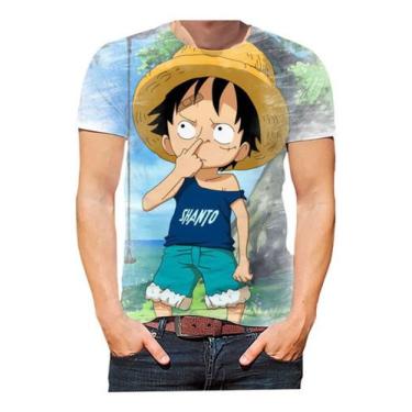 Imagem de Camisa Camiseta One Piece Desenhos Série Mangá Anime Hd 08 - Estilo Kr