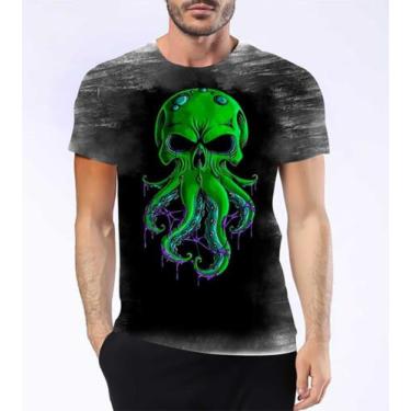 Imagem de Camiseta Camisa Polvos Animal Moluscos Tentáculos Bico 6 - Estilo Krak