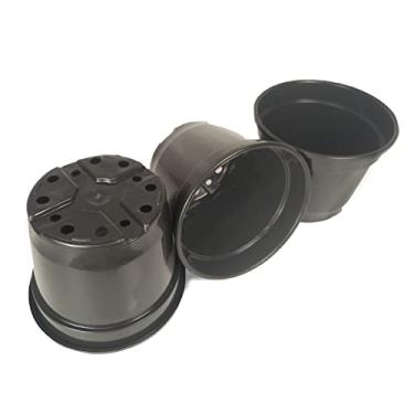 Imagem de Vaso Pote 20 Plastico 3 Litros Plantar Flores Rosas 10 Und