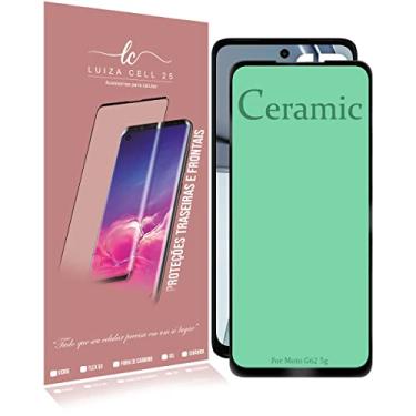 Imagem de 2 Películas Cerâmica Flexível 9d Grossa Compativel Moto G62 XT2223 6.5 - Luiza Cell25
