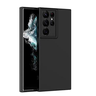 Imagem de Capa de proteção de câmera fashion para samsung s22 ultra plus a53 a73 a33 a23 a13 a72 a52 a32 a22 a51 capa fosca de silicone macio, preta, para m32 4g