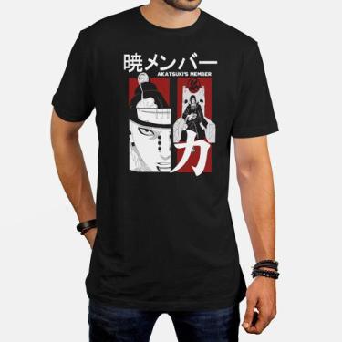 Imagem de Camiseta Masculina Naruto- Nagato E Itachi - Fire Fox