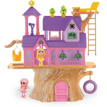 Kit Casa De Bonecas Com Moveis Escala Barbie Emily Mdf Cru c + c - Darama