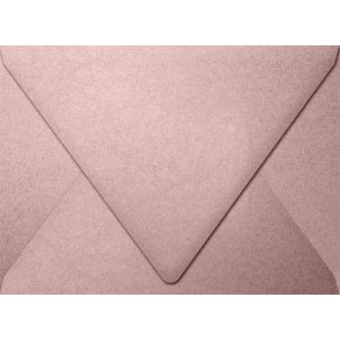 Imagem de LUXPaper Envelopes A7 em 38 kg rosa enevoada metálico - Sirio Pearl, envelopes com aba contornada para impressão para convites, pacote com 50, tamanho do envelope 14,5 x 19,5 cm (rosa)