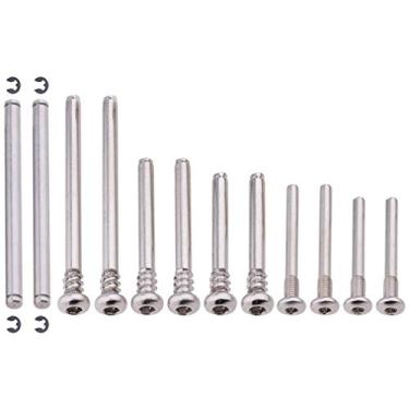 Imagem de Conjunto completo de parafusos de suspensão HobbyPark para balança 1/10 Traxxas Rustler/Stampede/Bandido, substituição de peças 3640 2640 (pacote com 12)