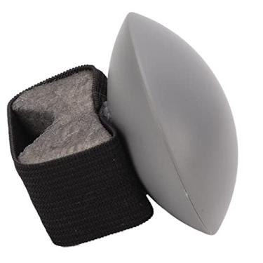 Imagem de Agitador de dedo de tambor africano, divertido simples chocalho de dedo de tambor africano e plástico inovador e som alto nítido para tocar (cinza)