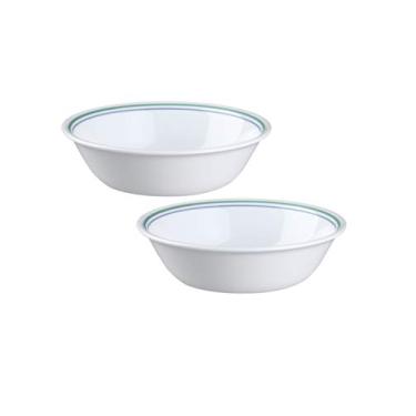 Imagem de Corelle Tigela de sopa de cereais de vidro Country Cottage Pacote de 2, 500 ml, multicolorida