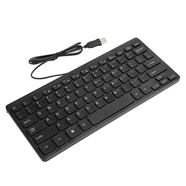 Imagem de Mini teclado USB com fio K1000, suporte multimídia, acessórios portáteis para laptop Save and Play Compacto, pequeno para Win PC