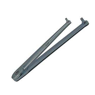 Imagem de Chave inglesa de ângulo ajustável universal, chave inglesa de pino ajustável para instalação/remoção de pastilhas de suporte em esmerilhadeira angular (4 mm, prata)