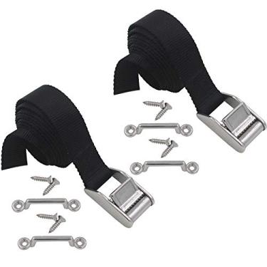 Imagem de YYST kit de correia de fixação de caixa de bateria antiUV com fivela de aço inoxidável (2)