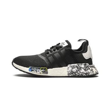 Imagem de adidas Mens NMD_R1 J EH1383 Black Graffiti - Size 4.5