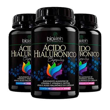 Imagem de Ácido Hialurônico 300mg (60 caps) - Único - BioKlein