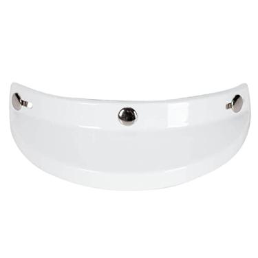 Imagem de Qudai Viseira universal de 3 botões de encaixe para motocicletas flip-up para baixo capacete aberto protetor contra vento