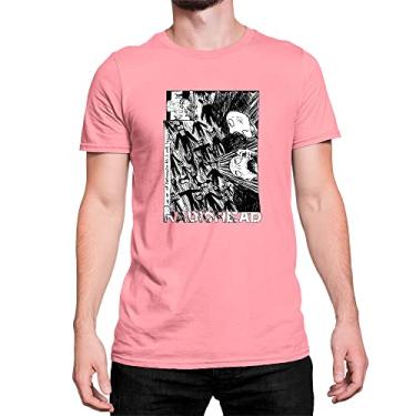 Imagem de Banda Radiohead Camiseta Hip Hop Unissex Music Vintage Cor:Rosa;Tamanho:GG