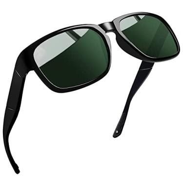 Imagem de Óculos de Sol Masculinos Femininos Polarizados Joopin Moda Unissex Proteção UV Protetor Solar Óculos Retrô Dirigindo Sombras Quadradas para Mulheres Homens (Azeitona)