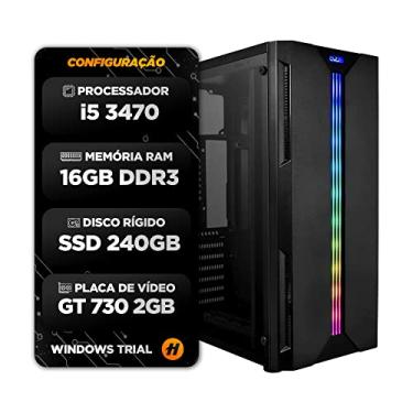 Imagem de Pc Gamer Hertz Core I5 3470, 16GB, SSD 240GB, Geforce GT730 2GB, Gabinete RGB