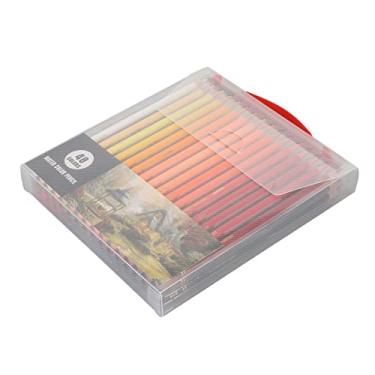 Imagem de Aqur2020 Conjuntos de lápis de cor lápis de aquarela 7,5 mm de diâmetro cores ricas alta saturação materiais de arte profissional camadas de mistura de colorir (48 cores)