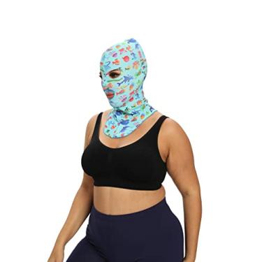 Imagem de Máscara de proteção solar de cabeça inteira para nadar, biquíni, proteção contra queimaduras solares para crianças e adultos