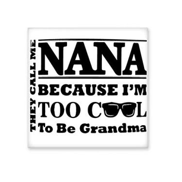 Imagem de Desenho de letras avó presente melhores votos azulejo de cerâmica brilhante decalque pedra adornada tijolo vitrificado