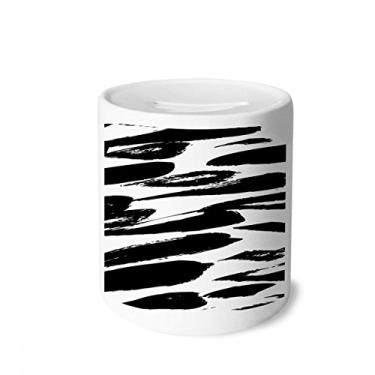 Imagem de DIYthinker Caixa para dinheiro com textura de pintura chinesa, porta-moedas de cerâmica, presente de cofrinho