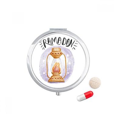 Imagem de Caixa de comprimidos colorida com estampa de desenho animado, caixa de armazenamento de medicamentos, dispensador de recipiente