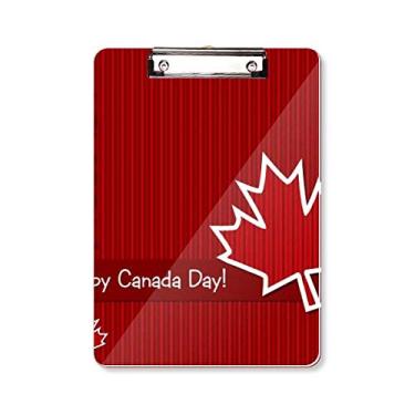 Imagem de Prancheta de prancheta Happy Canada Day para pasta de escrita A4