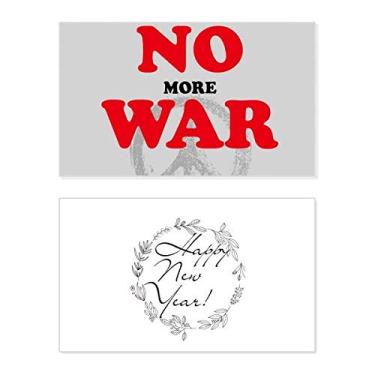 Imagem de No More War World Love Peace World New Year Festival Cartão de felicitações Bless Message Present