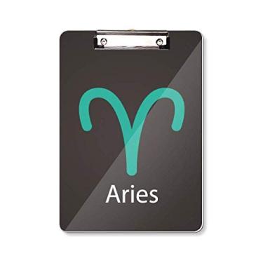 Imagem de Março, abril, Áries Padrão Constelação Prancheta Pasta, Bloco de Escrita Placa de Apoio A4
