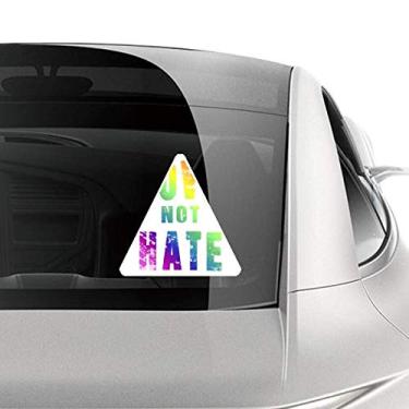Imagem de DIYthinker Adesivo de carro LGBT bandeira de lésbica arco-íris gay decalque de bagagem de bicicleta