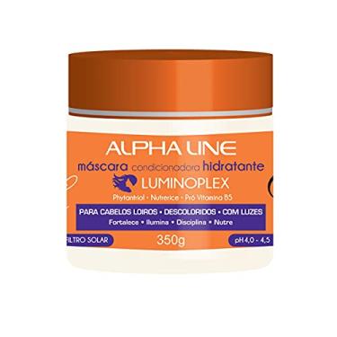 Imagem de Alpha Line - Máscara Condicionadora Hidratante - Luminoplex com Vitamina B5 - Com Filtro Solar e Antioxidante - 350g
