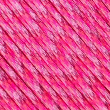Imagem de Corda Paracord 550 de sobrevivência West Coast, Pink Blend, 50 Feet