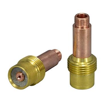 Imagem de RIVERWELD Pinças de lente de gás TIG ajuste corporal DB SR WP 17 18 26 TIG lanterna de soldagem (45V25 (1/16") 2 unidades)