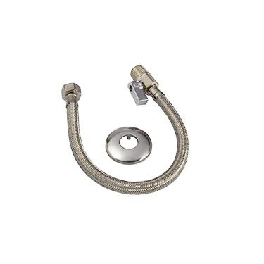 Imagem de JAPI REAI40 Registro Esfera com Engate Flexivel, Aço Inox Trançado, 1/2" X 40 Cm
