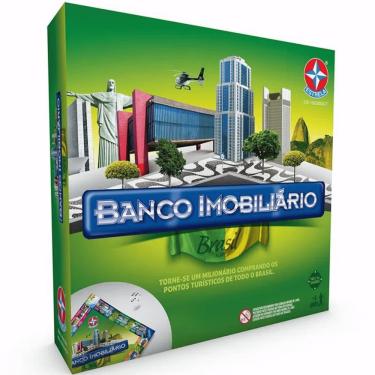 Imagem de Jogo de Tabuleiro Banco Imobiliário Tema Brasil Estrela