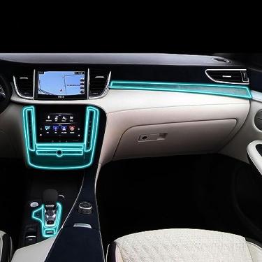 Imagem de LAVIYE Interior do carro GPS navegador console central transparente PPF-TPU película protetora Filme anti-risco, para INFINITI QX50 2015-2023