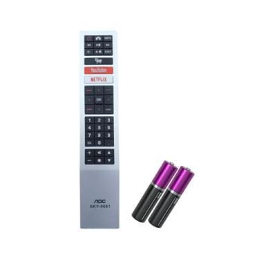 Imagem de Controle Remoto Para TV AOC Smart 4K + Pilhas