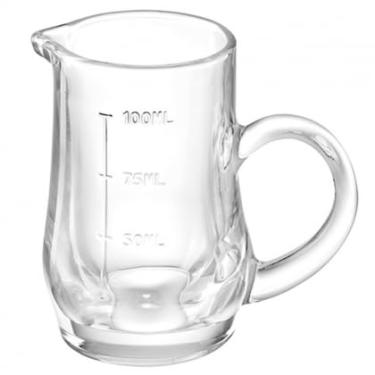 Imagem de Mini Jarra Medidor - Vidro 100mL - Copinho Bartender - Dosador para Bebidas - Medir Receitas