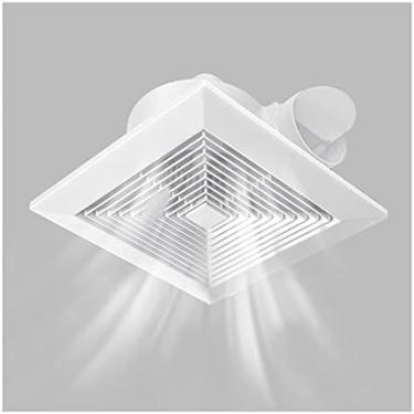 Imagem de Ventiladores De Exaustão Ventilador Silencioso Para Banheiro Tipo De Teto Duto Exaustor Voluta Duto Espiral Branco Quadrado Clássico Louver Exaustor Ventilador Extrator Ventiladores,M,Bonny369