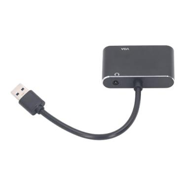 Imagem de Adaptador Super Speed ​​USB 3.0 para HD VGA Desfrute de 1080P Full HD de um para Dois Conversores de Porta para Adaptadores VGA Duplos