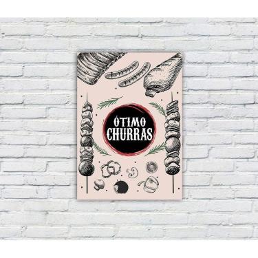 Imagem de Placa Decorativa MDF Cantinho do Churrasco 16