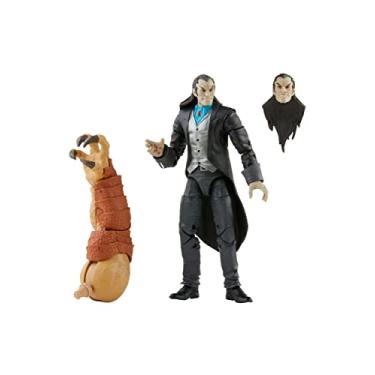 Imagem de Boneco Marvel Legends Series Build-a-Figure Morlun - Figura de 15 cm e Acessórios - F3022 - Hasbro, Preto, cinza, azul e bege
