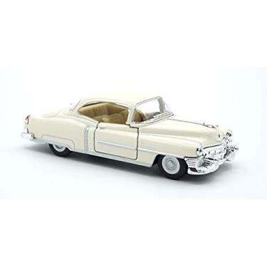Imagem de KiNSMART 1953 Cadillac Series 62 1:43 O Scale 5 Inch Die Cast Metal Model Classic Ventage Toy Car (Eggshell White)