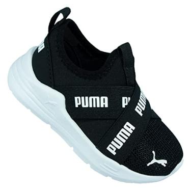 Imagem de Tenis Inf Puma Wired Run 384667-04 19 Preto/Branco