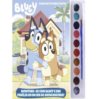 Imagem de Bluey Prancheta Para Pintar Com Aquarela