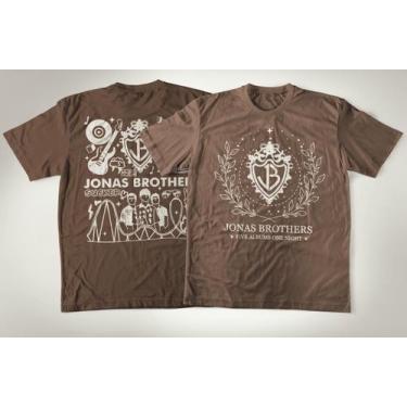 Imagem de Camiseta De Algodão Banda De Pop Rock Jonas Brothers - Porto Stamp