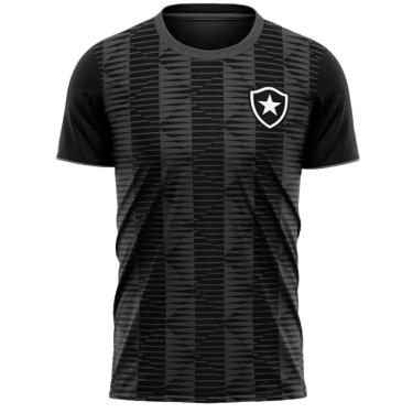 Imagem de Camiseta Braziline Botafogo Stripes Juvenil - Preto