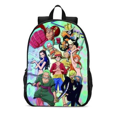 Imagem de Mochila Escolar Infanto Juvenil Anime One Piece Chapéu de Palha Novidades 0304-Unissex